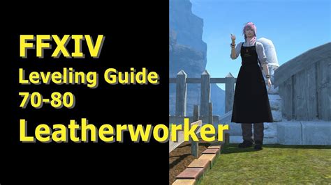 you need to manually finish the synthesis with name of the elements brand of the elements or intensive synthesis if you're lucky. . Ffxiv leatherworker leveling guide